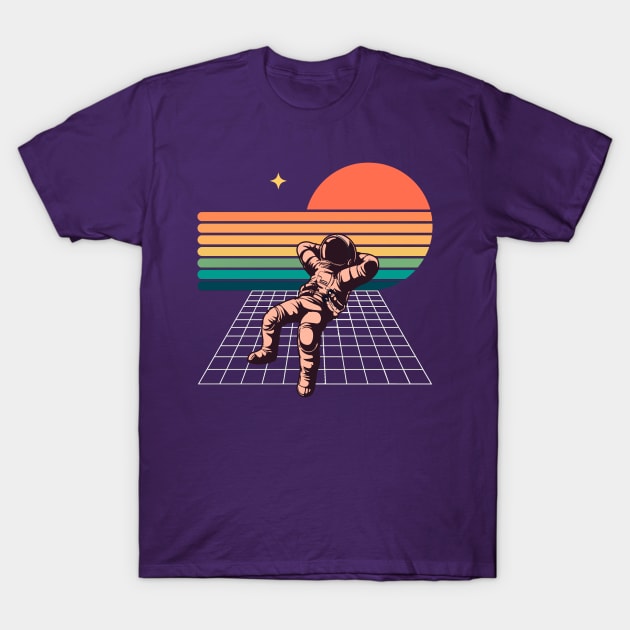 Chill Astronaut T-Shirt by yagakubruh